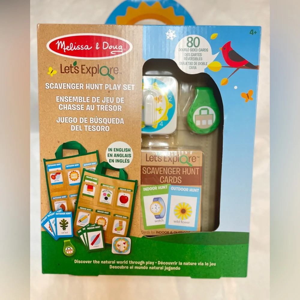 Melissa & Doug Let's Explore Scavenger Hunt Play Set New